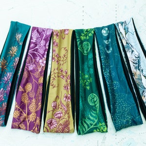 Wilderness Print Headband: Moisture Wicking, Hiking, Yoga