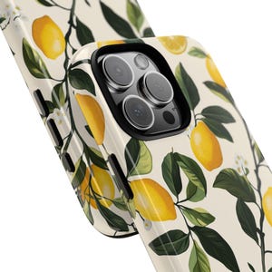 Lemon Phone Case Fresh Coquette Fruit Leaf Garden Art Design Cover for iPhone 17 16 15 14 13 12 Pro Max Samsung s26 s24 s25 Google Pixel 8 9 image 7
