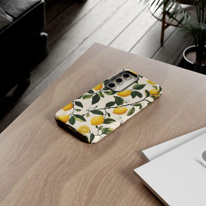 Lemon Phone Case Fresh Coquette Fruit Leaf Garden Art Design Cover for iPhone 17 16 15 14 13 12 Pro Max Samsung s26 s24 s25 Google Pixel 8 9 image 8