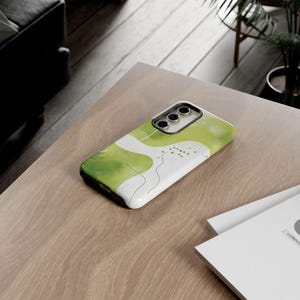Green Modern Art Phone Cover Mint Watercolor Abstract Design Case for iPhone 18 17 16 15 14 Pro Max Samsung s26 s24 s25 Google Pixel 8 9 image 8