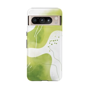 Green Modern Art Phone Cover Mint Watercolor Abstract Design Case for iPhone 18 17 16 15 14 Pro Max Samsung s26 s24 s25 Google Pixel 8 9 image 5