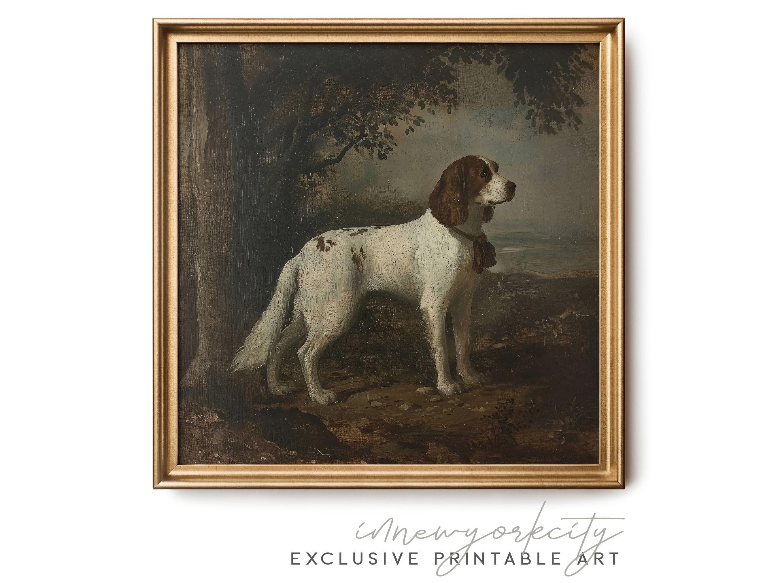Hunting Dog Painting