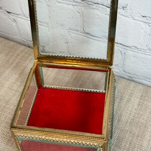 A Large Antique French Dore Bronze and Carved Wood Jewellery Box