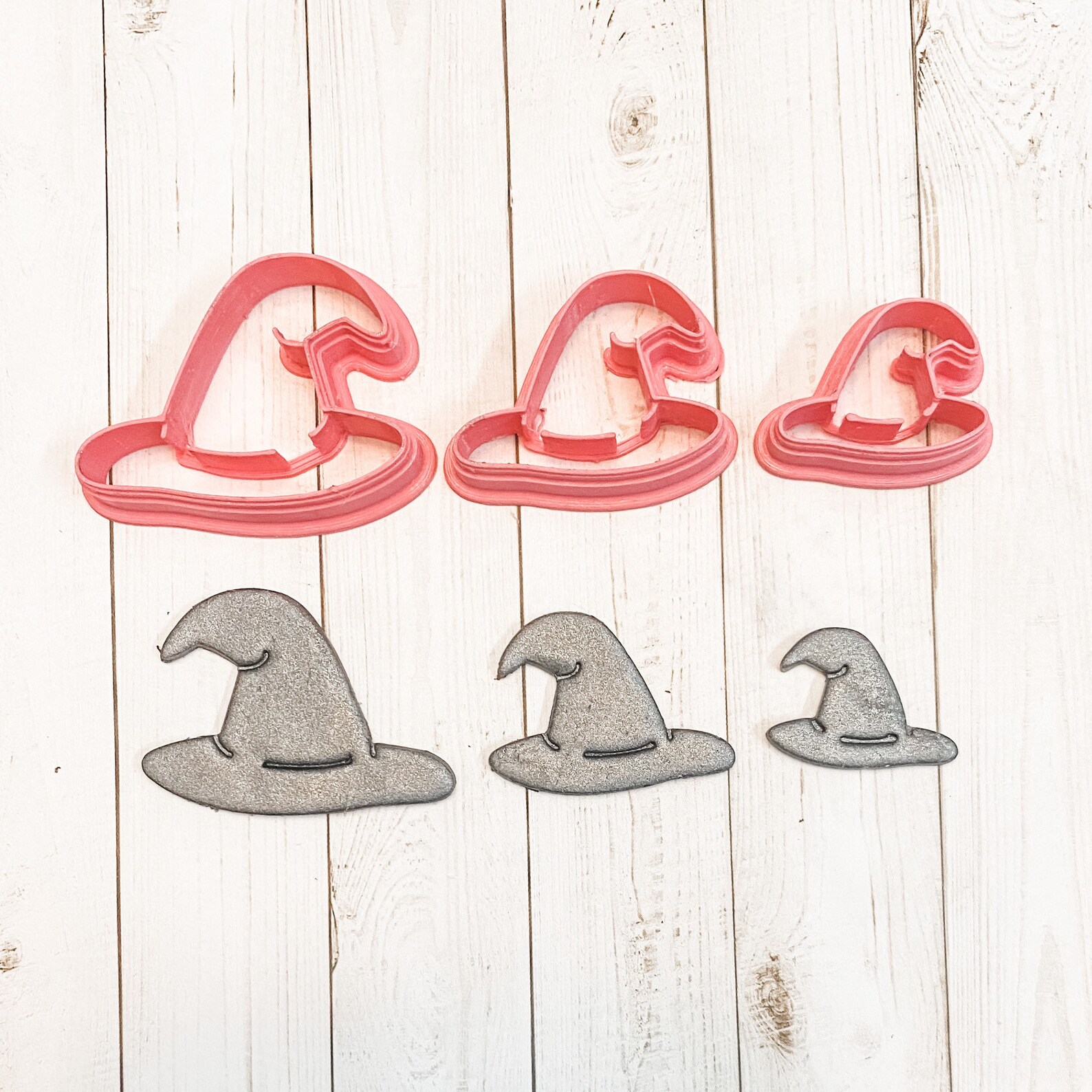 Floppy Witch Hat With Imprints Cutter Polymer Clay 3D Printed Etsy