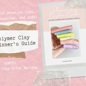 Beginner&#39;s Guide to Polymer Clay Digital Download