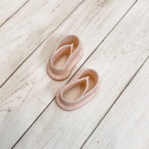 Flip Flop Sandal Cutters with Imprints  Polymer Clay 3D Printed