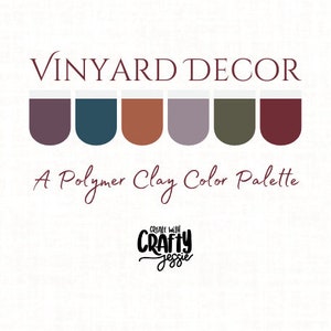 Vinyard Decor Sculpey Soufflé Color Recipes Polymer Clay Digital Download