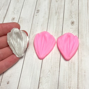 Flower Petal Press Veiner Texture Mold for Polymer Clay
