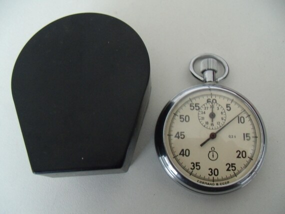Old Russian Chronometer, Vintage Timer, Pocket Wa… - image 6