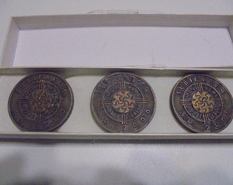 Millennium Holy Land Plaques Set: Bethlehem, Jerusalem, Nazareth - 2000 Collectible