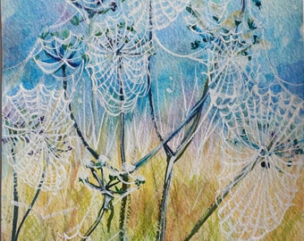 Cobweb Lace Painting