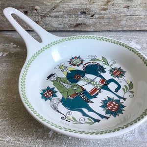 Figgjo Flint Saga Skillet - Large-  Skillet with handle - Norway - Turi Gramstadt Oliver - Large Pan - Rare - Sauce Pan