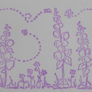 Curly Girl Orchid and Lavender Card to Cheer image 3