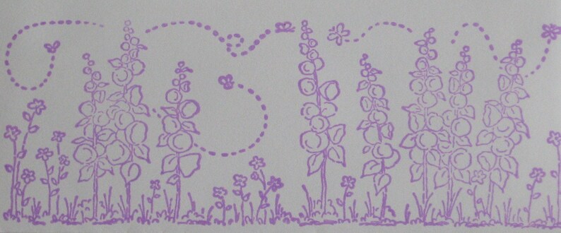 Curly Girl Orchid and Lavender Card to Cheer image 3