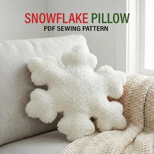 Federa per cuscino con fiocco di neve decorativo di natale all'ingrosso a dama p