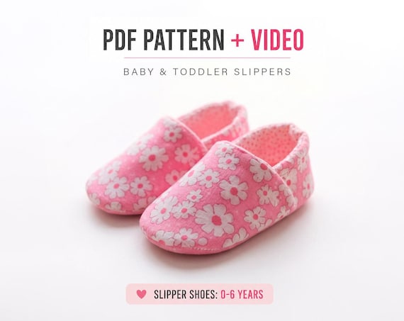 Unisex Baby Shoes Sewing Pattern & Tutorial | Newborn | Toddler | Baby Shower Gift to Sew | PDF | Instant Download | Digital