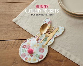 Bunny Ear Treat Bag Pattern, Beginner Friendly, Bunny Basket Pattern, Easter Treat Bag Sewing Pattern, Kids Easter gift, Bunny Gift Bag