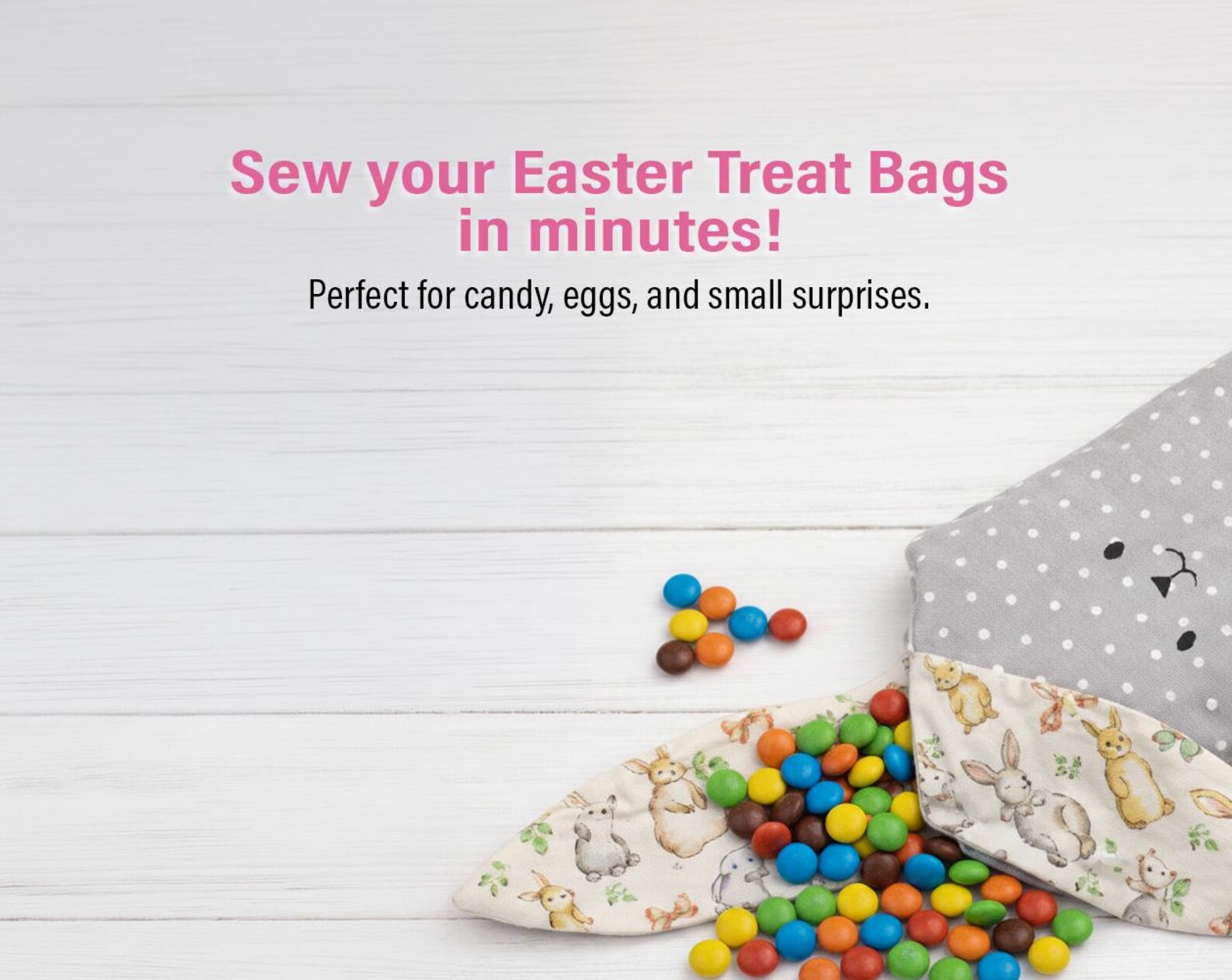 Bunny Ear Treat Bag Pattern, Beginner Friendly, Bunny Basket Pattern ...