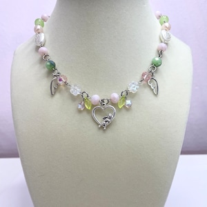 Beaded necklace, Handmade necklace, handmade necklace, fairycore, cottagecore, gift for friends, gift for family