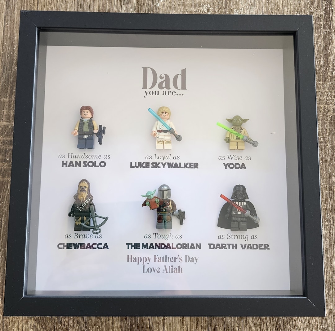 Star Wars Frame Father's Day Gift Idea - Etsy