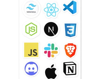 Full Stack Web Dev React Weiter.js Tailwind Programmierer Laptop Aufkleber