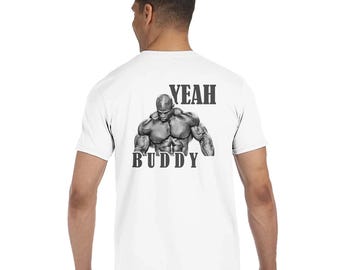Ronnie Coleman Yeah Buddy T-Shirt, Lightweight Baby Gym Tee, 1964 Powerlifter Gift