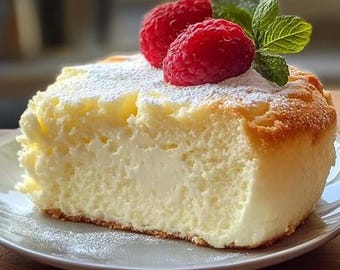 Joghurt-Wolken-Kuchen Rezept, leicht & fluffig (Digitaler Download)