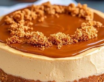 No-Bake Biscoff Cheesecake Recipe (Digital Download)