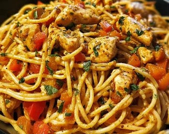 Cajun Chicken Spaghetti Recipe, Bold & Creamy (Digital Download)