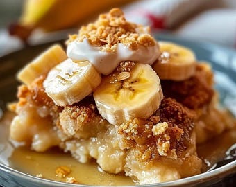 Banana Pudding Crunch Cheesecake (Digital Download)