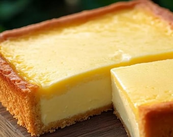 Italian Grandma's Lemon Custard Cake Recipe (Digital Download)