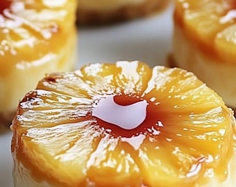 Mini Ananas Upside Down Käsekuchen Rezept (Download)