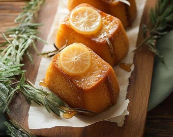 Zesty Orangen-Ingwer-Honig-Kuchen Rezept (Download)