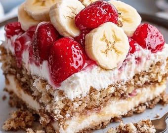 Banana Split Dump Cake Recipe (Digital Download)