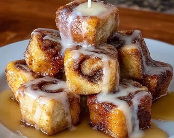 Cinnamon Roll French Toast Bites Recipe (Digital Download)