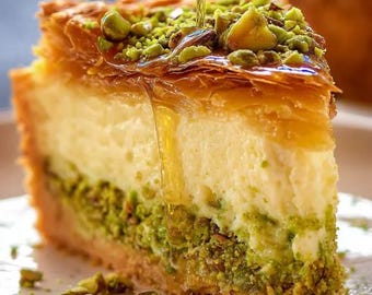Baklava-Pistazien-Käsekuchen Rezept (Digitaler Download)