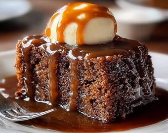 Sticky Toffee Pudding Rezept, Dessert (Digitaler Download)