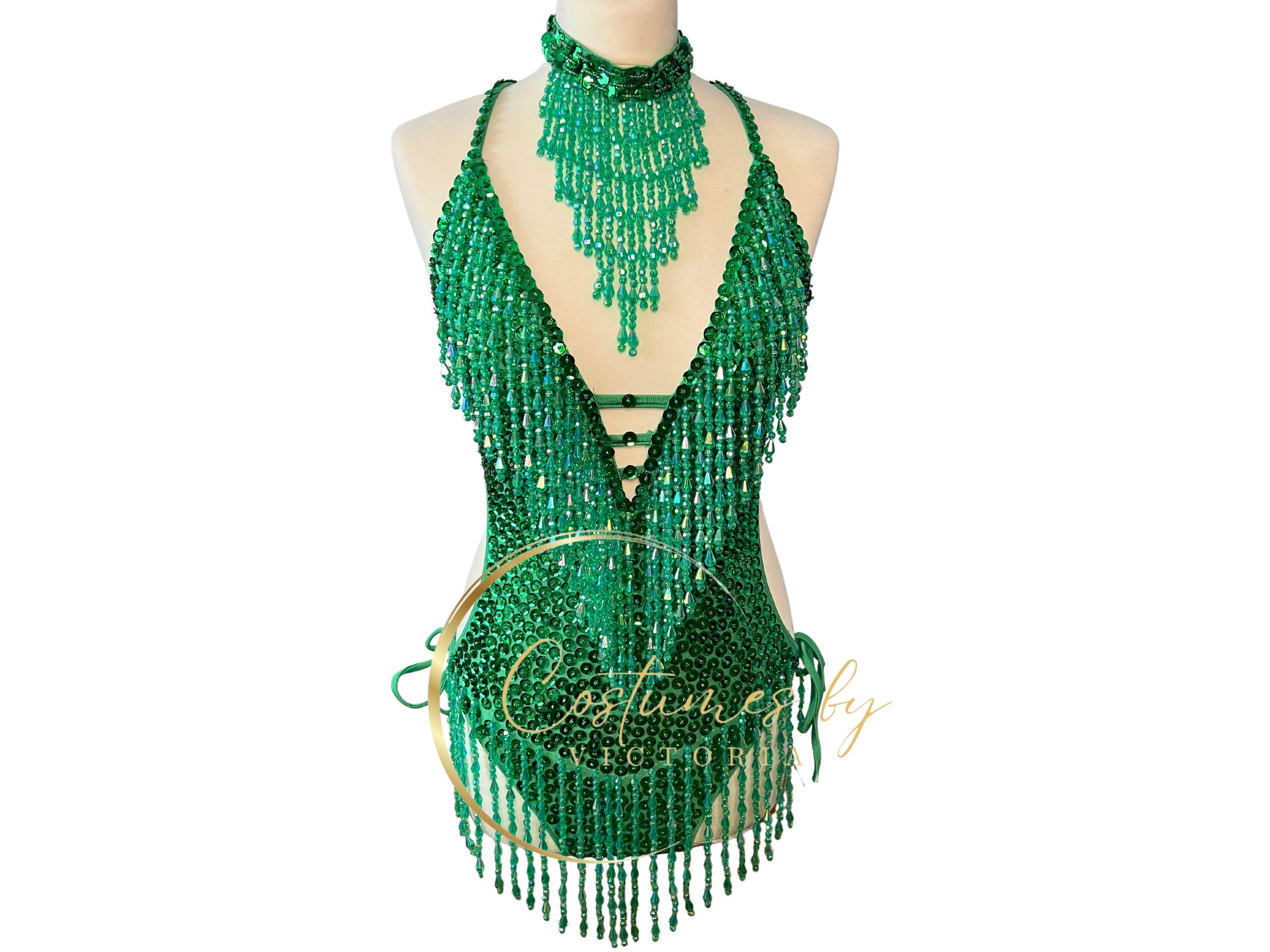 green emerald velvet dress AA Dance Costumes Shop All Dance Costumes Adult Medium / Wine main image 0