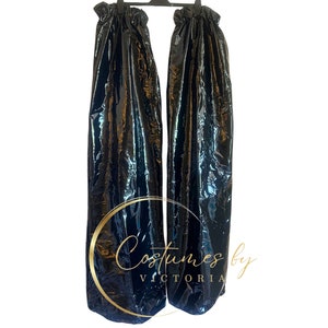 PVC Shiny Stilt Covers for Exotic Stilt Costume, Sexy Latex Effect Fetish Circus Stilt Coverings Pants for Dura Stilts & Peg Stilts