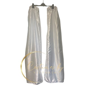 Satin Shiny Stilt Covers - Professional Performance Costume - Elegant Stage Wear for Stilt Walkers for Statement Stilt Costume