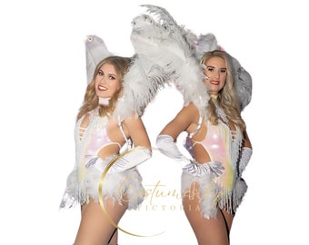 カーニバル衣装 ボリューム満点 青い純正ダチョウ羽根のダンスコスチューム Amazon.co.jp: [QLPLYZON] サンバ 衣装 羽 コスプレ ダンス