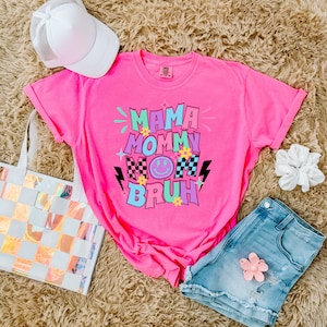 Graphic T-shirt Mom Mama Bruh