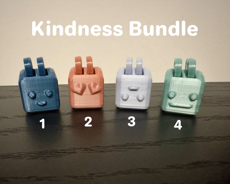 Cute Emojifaced 3D Printed Toaster Keychain With Removable