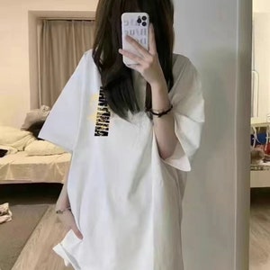 Regalos de cumpleaños, camiseta deportiva informal de manga corta para bebés recién nacidos para niños pequeños y medianos con estampado de letras, camiseta de algodón puro.