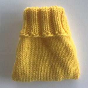 Canary Yellow Colored Hand Knit Dog and Cat Sweaters