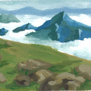 Mountain Fog - Giclee Fine Art Print