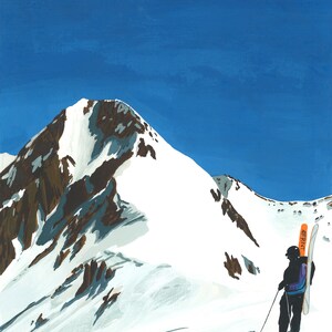 In Search of the Perfect Line - Giclee Fine Art Print