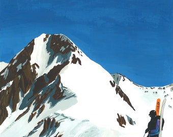 Alla ricerca della linea perfetta - Stampa artistica giclée