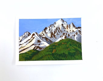 Montagna mattutina - Stampa artistica giclée