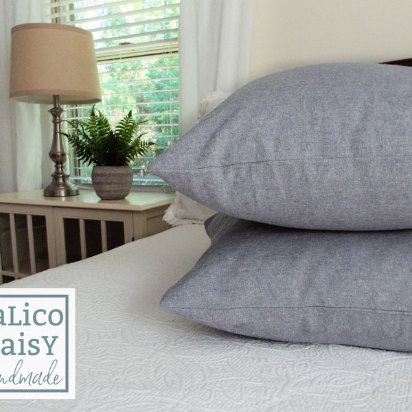 Linen Pillow Shams Etsy